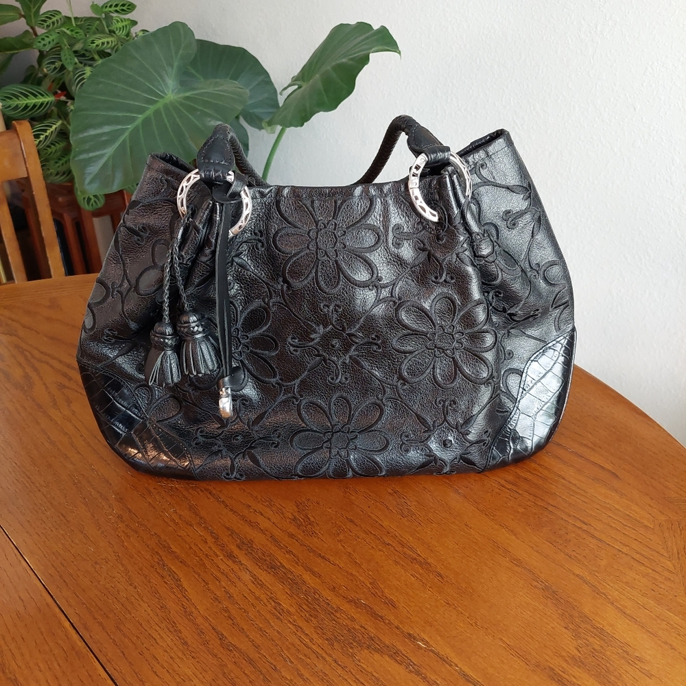 Brighton leather shoulder bag